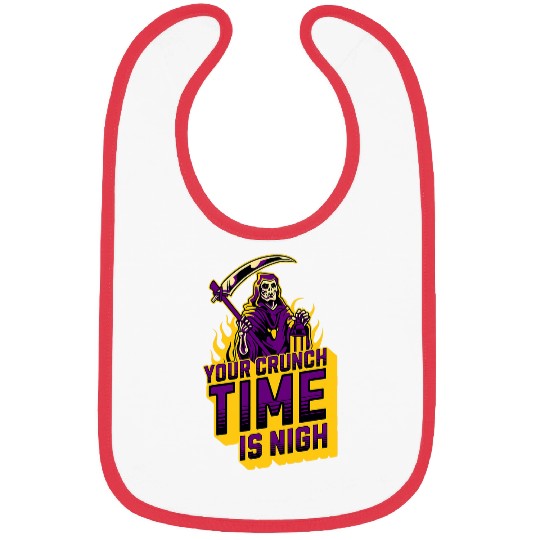 Funny College Student Exams Halloween Bibs