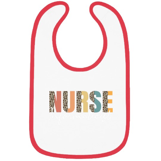 nurses Informaticist Leopard Pattern Nursing Informatics Bibs