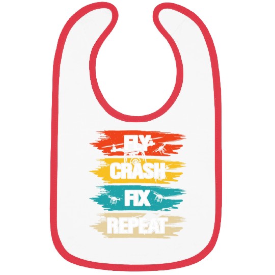 Fly Crash Fix Repeat Bibs