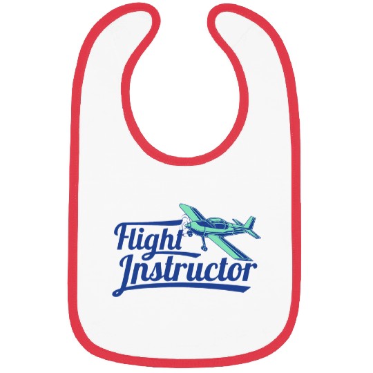Flight Instructor Pilot Trainer CFI Aviation Enthusiasts Bibs