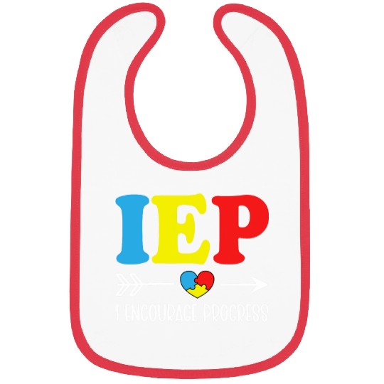 IEP I Encourage Progress Special Education Teacher School 3 Bibs