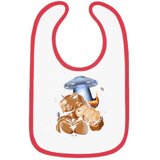 capybaras Astronaut in Outer Space Galaxy capybaras Lovers Bibs