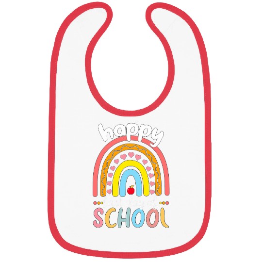 Groovy Happy Last Day Of School Teacher Student Graduation 4 Bibs