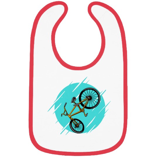 BMX Biker Gift Bicycle Bike Cyclist Extreme Sports 4 Bibs