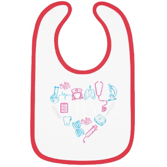 nurses Love Nursing Student RN Life 1 Bibs
