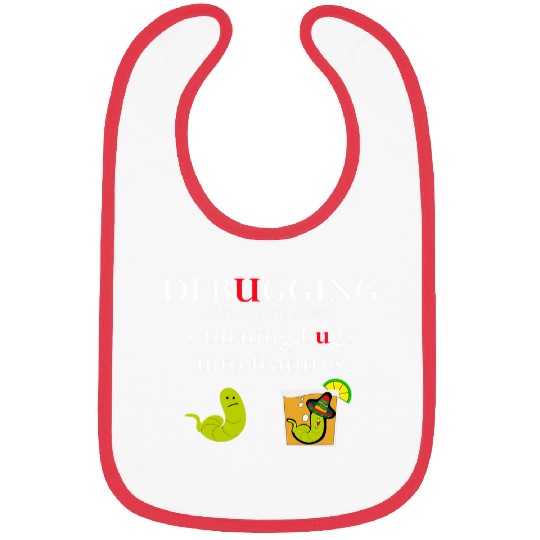 Funny Debugging Definition Programmer Software Developer BL Bibs