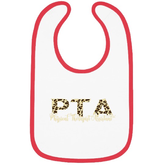 Physical Therapist Assistant Leopard PT Physical Therapy PTA Bibs