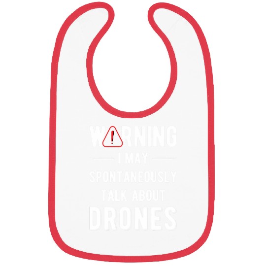 Funny Drone Pilot Quote Quadcopter Drone Bibs