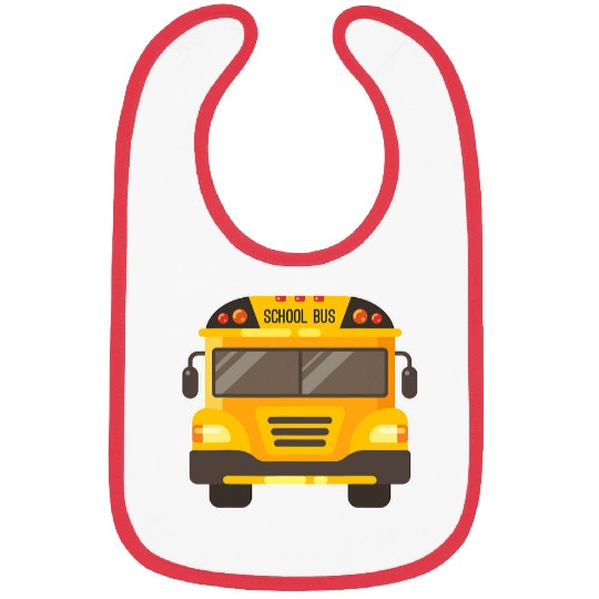 Pretend Im a School Bus Lazy Halloween Costume Student Kids 1 Bibs