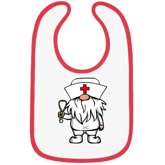 medicals Health Care Nursing Gnome nurses Bibs