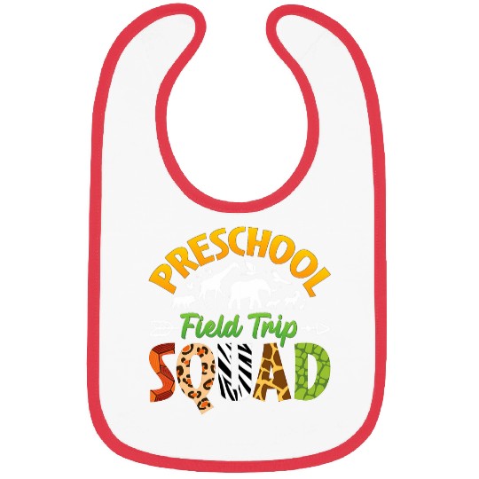 Preschool Zoo Field Trip Squad Matching Teacher Students Bibs