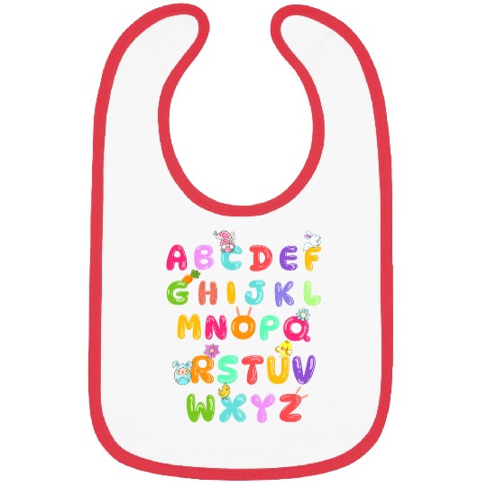 Happy Easter Day Alphabet ABCs Teacher student Bibs