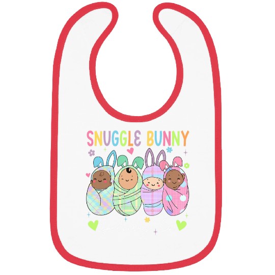 Snuggle Bunny Delivery Co Easter LD nurses Mother Baby nurses 6 Bibs