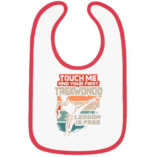 Taekwondo Design for Martial Arts Training Bibs