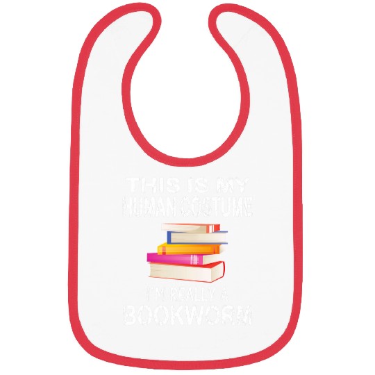 Book Lover Boo Halloween Librarian Bibs