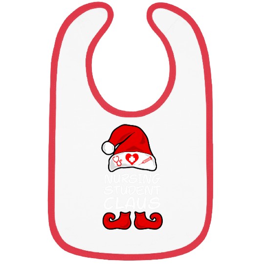 Nursing Student Claus Funny nurses Christmas Bibs