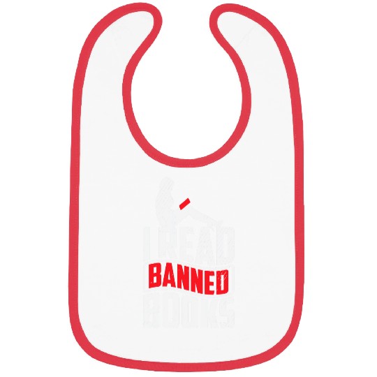 I Read Banned Books Bookworm Book Reading Literature Bibs
