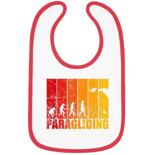 Paraglider skydiving evolution paramotor retro design Bibs