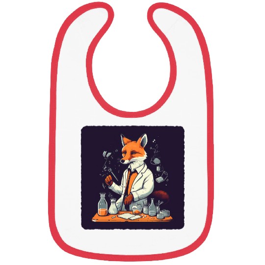 Fox Lab Coat Science Experiments Research Scientist Bibs