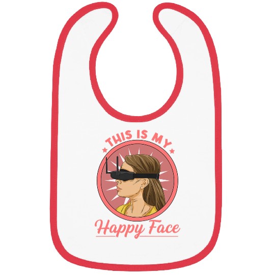 Womens Drone Flying Quote for a Drone Hobby Pilot Woman Bibs