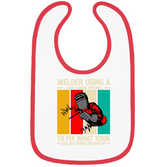 Welder Using a High School Diploma to Fix What Your College Bibs