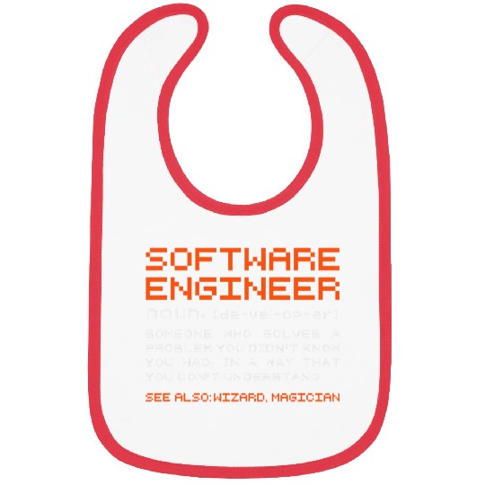 Software Engineer Definition Software Developer Programmer Bibs