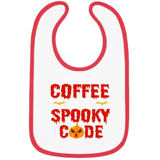 Halloween Programmer Coder Software Web Developer Coding 7 Bibs