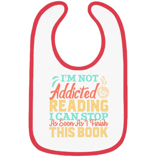 Book Lover Quote Librarian Pun Book Reading Text Design Bibs