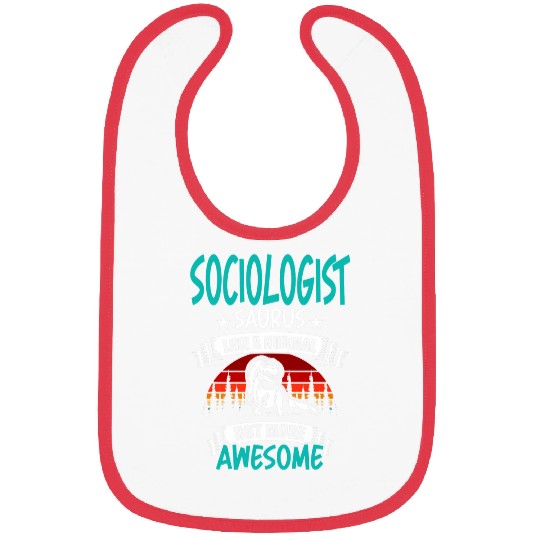 Sociologist Saurus Like Normal T Rexs Dinosaur Bibs