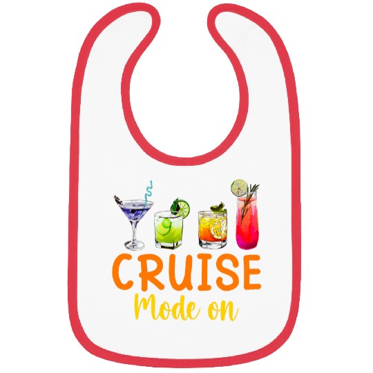 Cruise Ship Cruise Mode On Funny 1 Bibs