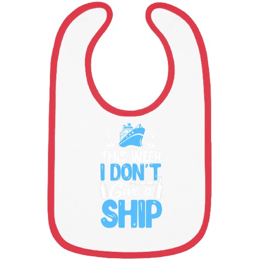 Cruise Ship Cruising Boating Boat Vacation Bibs