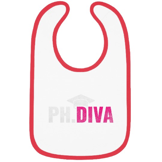 Womens PhDiva PHD Student Graduation Degree Med Law School Bibs