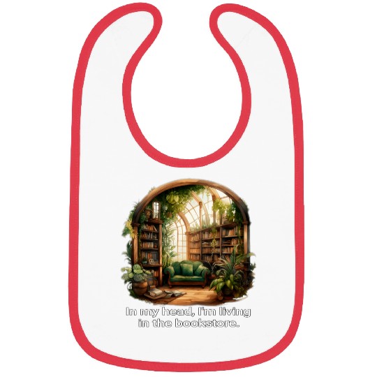 Lost in the Bookstore A Book Enthusiasts Fantasy Bibs