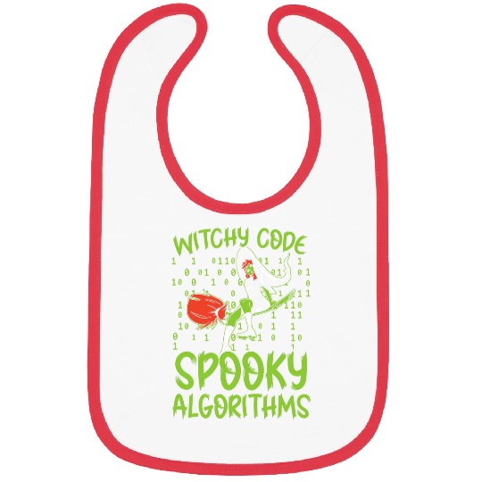 Witchy Code Spooky Algorithms Programmer Halloween Bibs