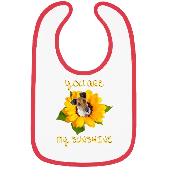 You Are My Sunshine Fox Terrier Smooth Bibs