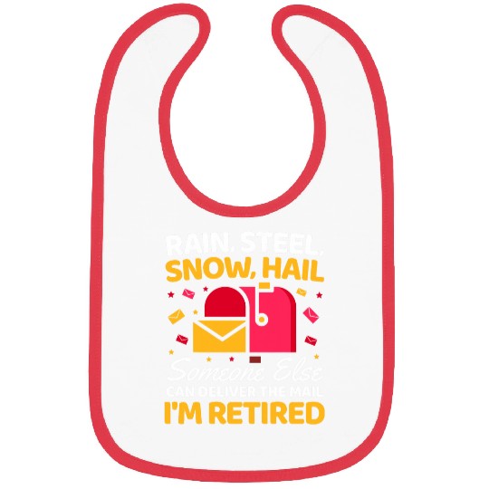 Someone Else Can Deliver Funny Retired Postal Worker Novelty Bibs