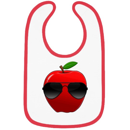 Apple Variety Red apple Fruit Sunglasses Apple Bibs