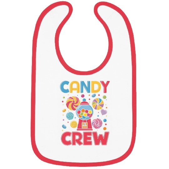 Candy Land Candy Crew Decorations Sweetie Candy Squad Bibs
