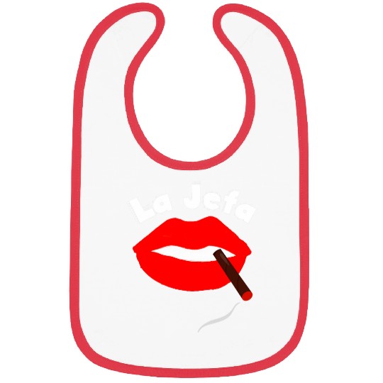 GGT Mexicana Boss Jefa Chula Chingona Red Lips Cigar Bibs