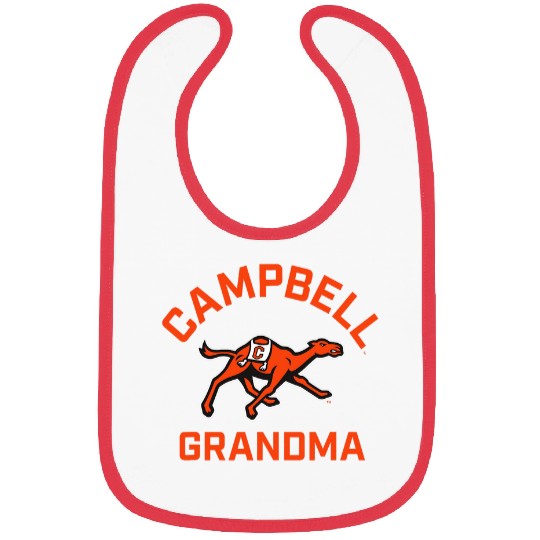 Campbell University Fighting Camels Arched Grandma Bibs