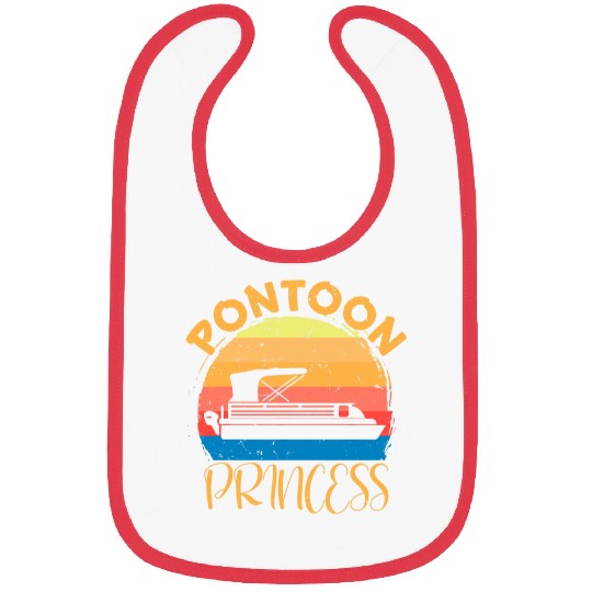 Pontoon Princess Party Barge Sunset Boat Party Bibs