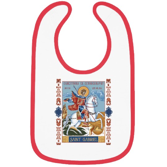 Archangel Gabriel Catholic Christianity Guardian Angel 25 Bibs