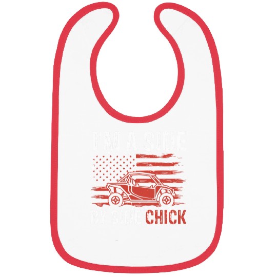 Im A Side By Side Chick Bibs