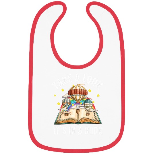 Take A Look Its In A Book Rainbow Reading 2 Bibs