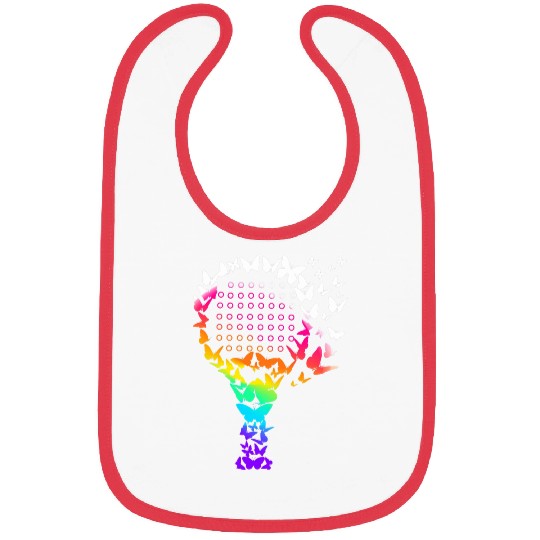 Padel Racket Butterflies Bibs