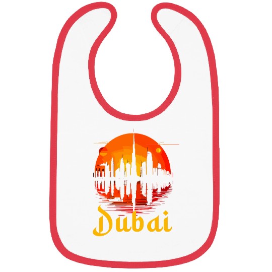 Dubai Skyline Arabic traveling Bibs