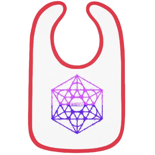 Manifest Hexagram Sacred Geometry Manifestation Bibs