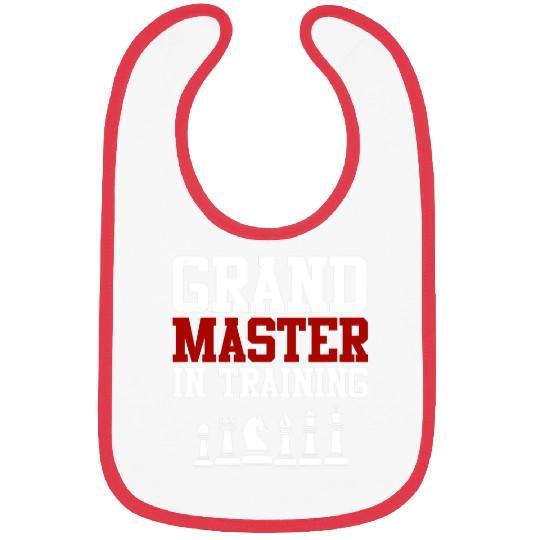 Grandmaster In Training Funny Chess Club Tournament 1 Bibs