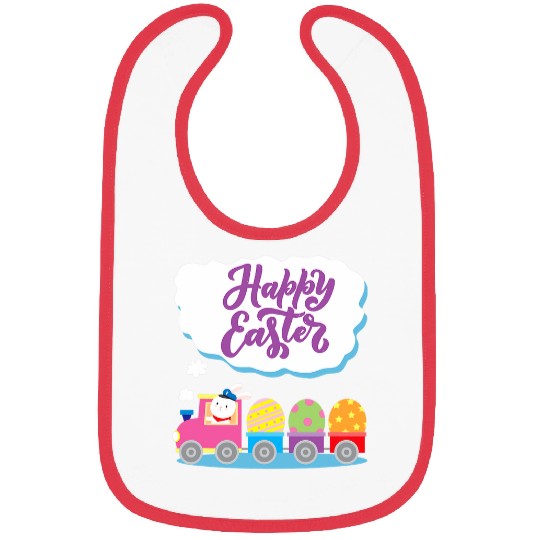 Easter Bunny Egg Hunt Train with Bunny Conductor Bibs