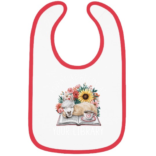 Adventure Begins At Your Library Summer Reading 2024 Llama Bibs